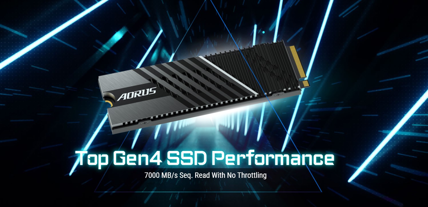 Ổ cứng SSD Gigabyte AORUS 1TB PCIe Gen 4.0x4